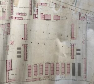 The Business Centre - Image 7 - Original Barrack Foot print Plans, ' Dundalk Cavakry Barracks cited 1865