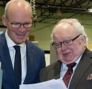 Minister Coveney & Aidan Harte